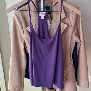 M Missimo Purple Tank Top Crop